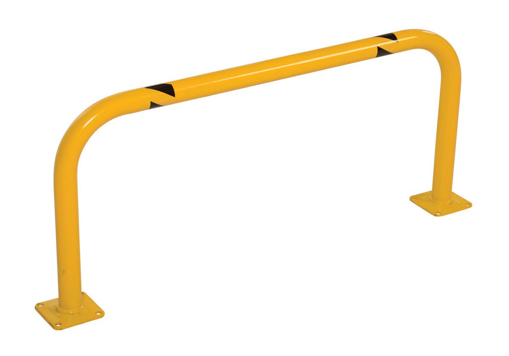 Vestil LPRO-36-16-2 Steel Low Profile Rack Guard Bollard 36 in. Length Yellow