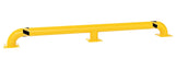Vestil LPRO-92-9-4 Steel Low Profile Rack Guard Bollard 92 in. Length Yellow