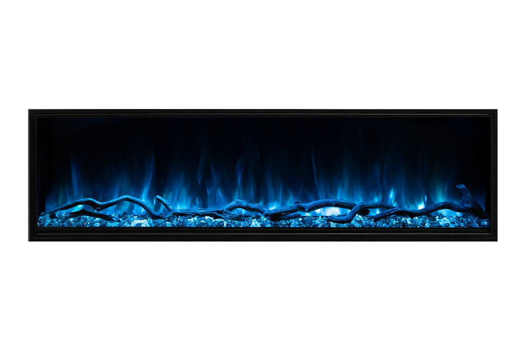 Landscape Pro Slim 44" Built In Linear Electric Fireplace - front view