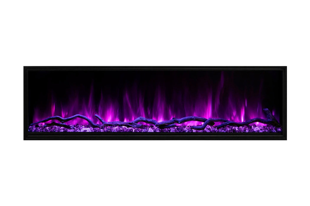 Landscape Pro Slim 44" Built In Linear Electric Fireplace - detail close-up