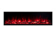Landscape Pro Slim 44" Built In Linear Electric Fireplace - lifestyle in-use