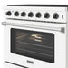 Thor Kitchen 36-Inch White Gas Range (LRG3601UW) – close-up door