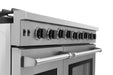 Thor Kitchen 48 in. 6.8 cu. ft. Double Oven Propane Gas Range in Stainless Steel, LRG4807ULP Thor Kitchen