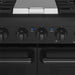 Thor Kitchen 48-Inch Black Gas Range (LRG4807UB) – close-up knobs