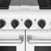 Thor Kitchen 48-Inch White Gas Range (LRG4807UW) – close-up knobs