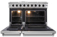 Thor Kitchen 48 in. 6.8 cu. ft. Double Oven Propane Gas Range in Stainless Steel, LRG4807ULP Thor Kitchen