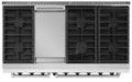 Thor Kitchen 48 in. 6.8 cu. ft. Double Oven Propane Gas Range in Stainless Steel, LRG4807ULP Thor Kitchen