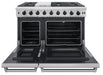 Thor Kitchen 48 in. 6.8 cu. ft. Double Oven Propane Gas Range in Stainless Steel, LRG4807ULP Thor Kitchen