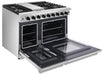 Thor Kitchen 48 in. 6.8 cu. ft. Double Oven Propane Gas Range in Stainless Steel, LRG4807ULP Thor Kitchen