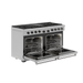 Thor Kitchen 60-Inch Gas Range (LRG60E) – left open