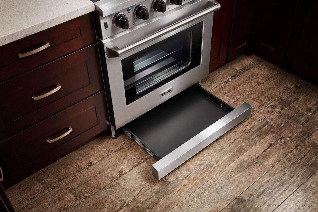 Thor Kitchen 36 in. 6.0 Cu. Ft Propane Gas Range in Stainless Steel, LRG3601ULP Thor Kitchen