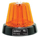 Vestil LT-M-RD4-FSL-AM Polycarbonate Magnetic Fork Truck LED DC Strobe Beacon Light 4-1/2 in. x 4-1/2 in. x 4 in. Amber