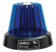 Vestil LT-M-RD4-FSL-BL Polycarbonate Magnetic Fork Truck LED DC Strobe Beacon Light 4-1/2 in. x 4-1/2 in. x 4 in. Blue