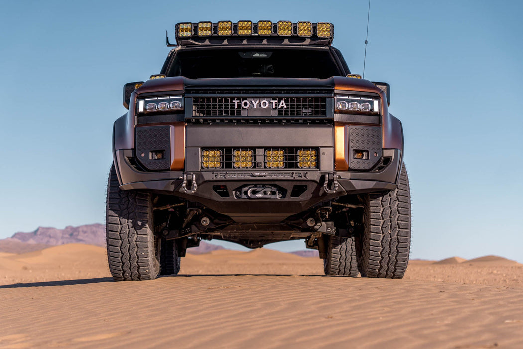 DV8 Offroad 2024-2026 Toyota Land Cruiser Spec Series Front Bumper – dimensions diagram, image 3 of 16