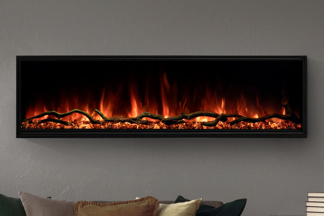 Modern Flames Landscape Pro Slim 68" Built In Linear Electric Fireplace Modern Flames