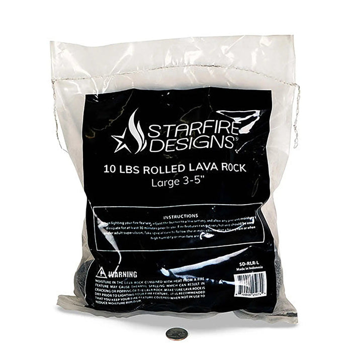 Outdoor Rolled Lava Rock (10 lbs) Starfire Designs