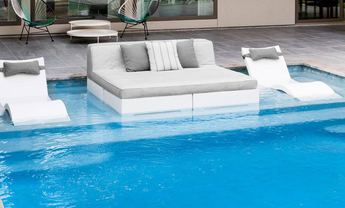 Ledge Lounger Affinity Sunbed with Back Cushion — view 3