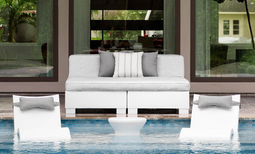 Ledge Lounger Affinity Sunbed with Back Cushion — view 2