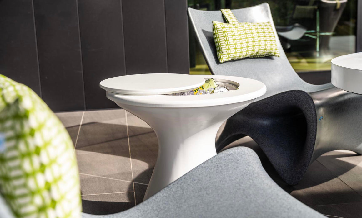 Ledge Lounger Autograph Tall Ice Bin Side Table — view 3