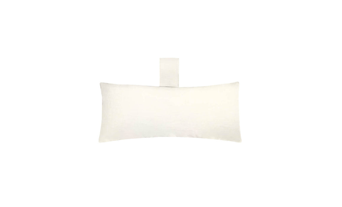 Ledge Lounger Autograph Chaise Headrest Pillow — Stock-4634 White