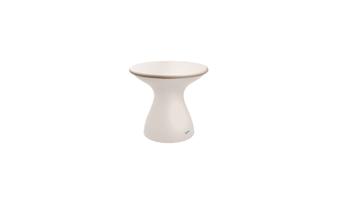 Ledge Lounger Autograph Standard Side Table — Cloud Base-Cloud Lid