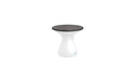 Ledge Lounger Autograph Standard Side Table — White Base-Fog Lid