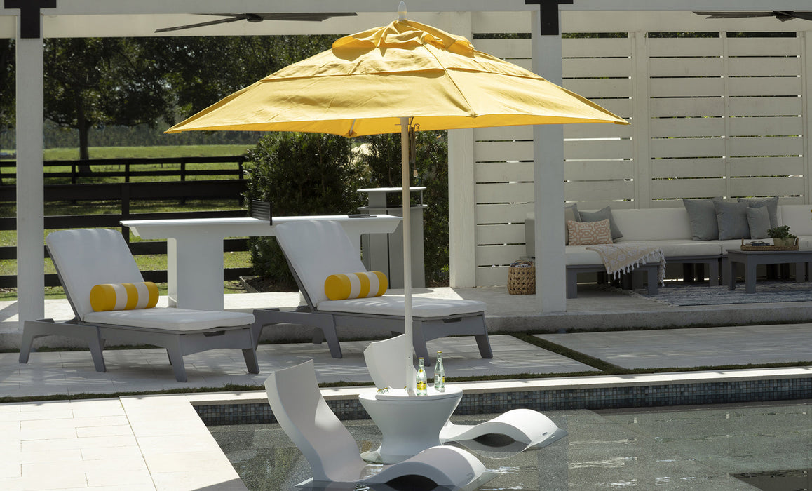 Ledge Lounger Mainstay Industrial Square Trash Bin with Liner — view 6
