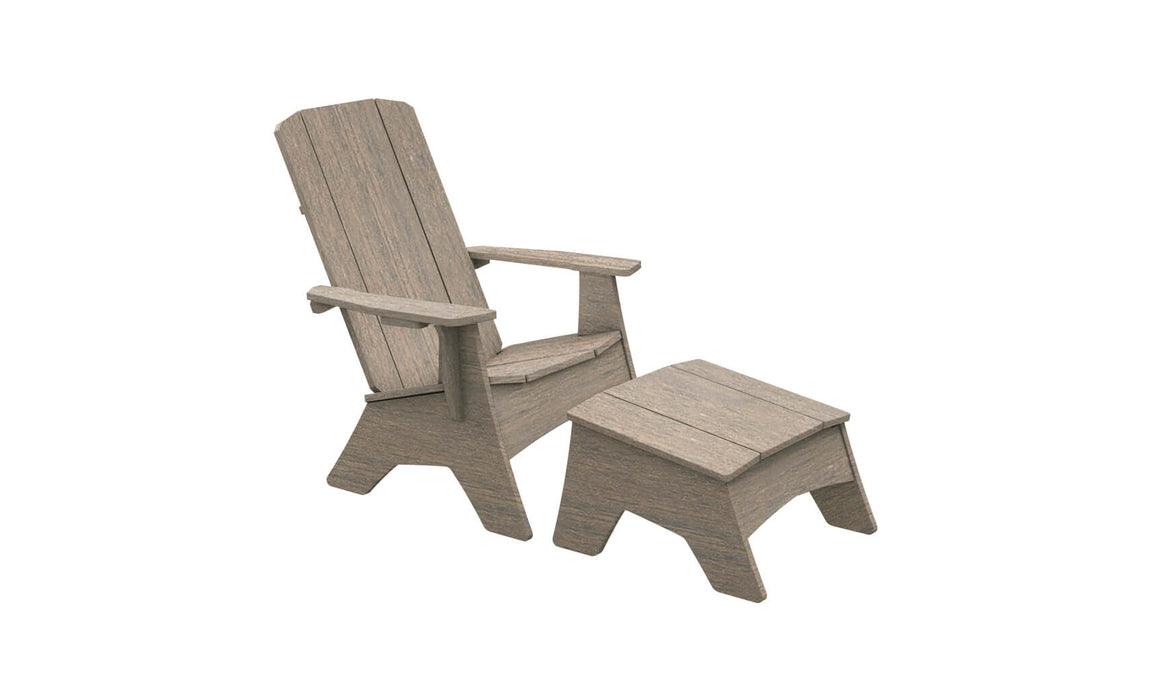 Ledge Lounger Mainstay Adirondack Ottoman — Wheat