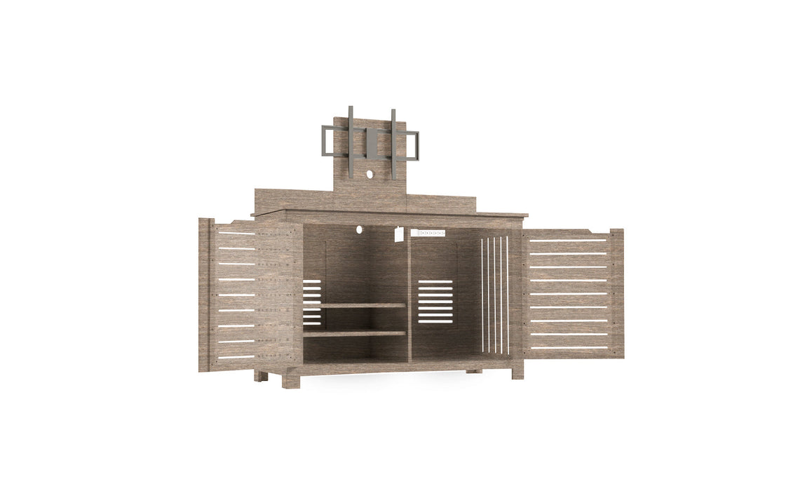 Ledge Lounger Mainstay Bar Credenza — Wheat