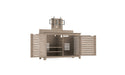 Ledge Lounger Mainstay Bar Credenza — Wheat