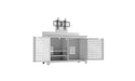 Ledge Lounger Mainstay Bar Credenza — view 1