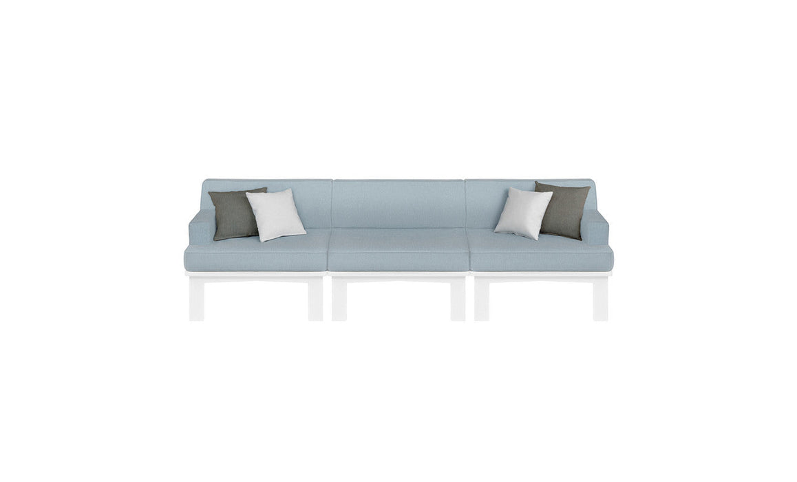 Ledge Lounger Mainstay Sectional Arrangement 3 Piece Sofa — view 1