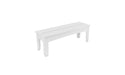 Ledge Lounger Mainstay Dining Bench 52" — White