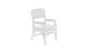 Ledge Lounger Mainstay Dining Armchair — White