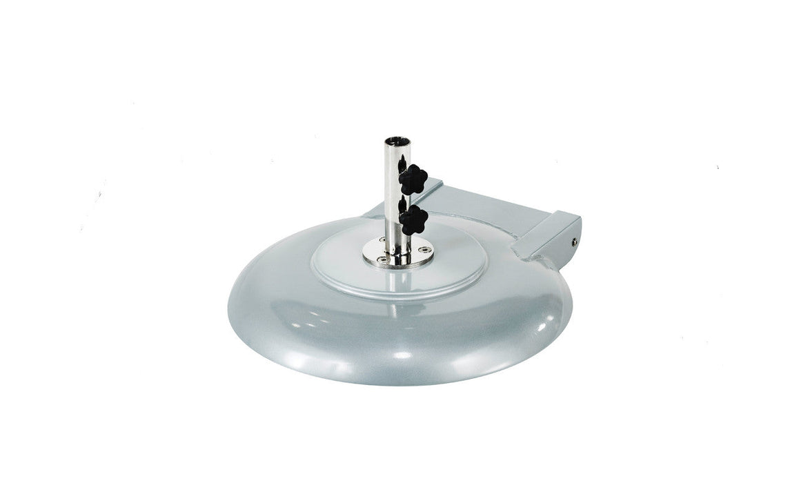 Ledge Lounger Aluminum Umbrella Base with Wheels — view 1