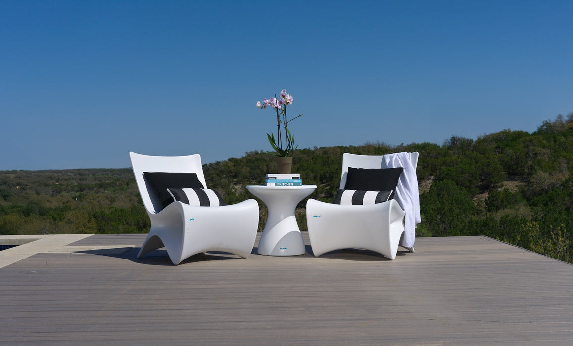Ledge Lounger Autograph Tall Ice Bin Side Table — view 9
