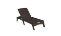 Ledge Lounger Mainstay Chaise — Flint Base-4634 White Fabric