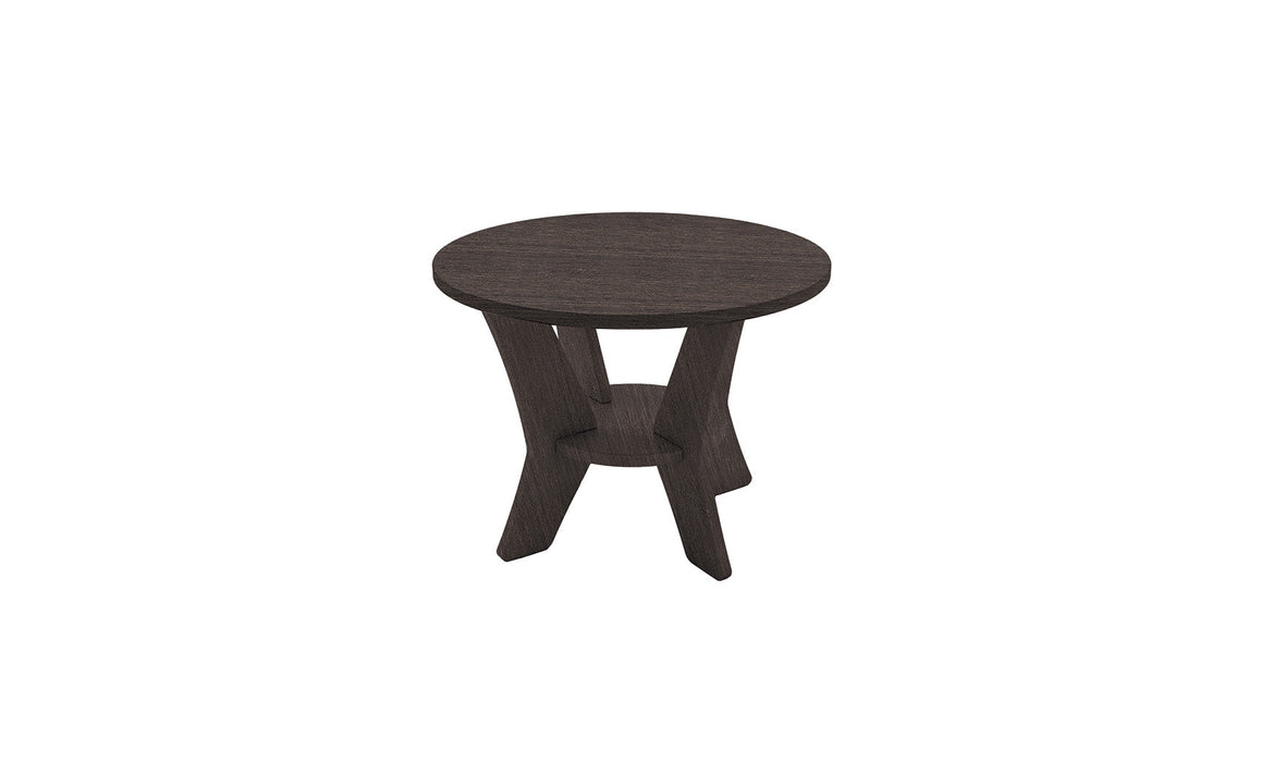 Ledge Lounger Mainstay Round Side Table — Flint