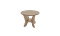 Ledge Lounger Mainstay Round Side Table — Wheat