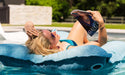 Ledge Lounger Laze Pillow — Aquatic Freckles