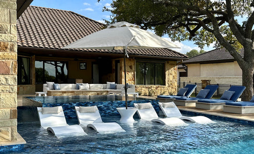 Ledge Lounger Essential Umbrella 8.5'x11' REC Pulley — view 2