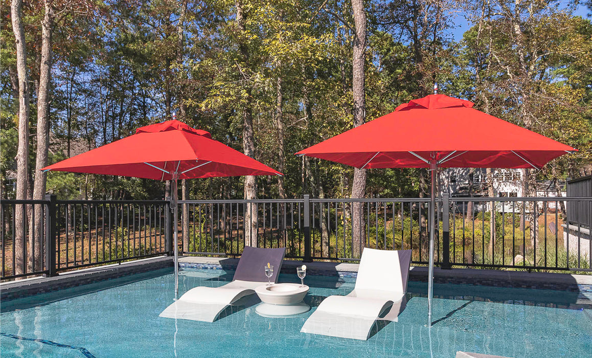 Ledge Lounger Premier Umbrella-6.5' Square-Pulley — view 4