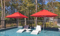 Ledge Lounger Premier Umbrella-6.5' Square-Pulley — view 4