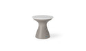 Ledge Lounger Autograph Tall Ice Bin Side Table — Sand Stone-White
