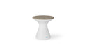 Ledge Lounger Autograph Tall Ice Bin Side Table — White-Wheat