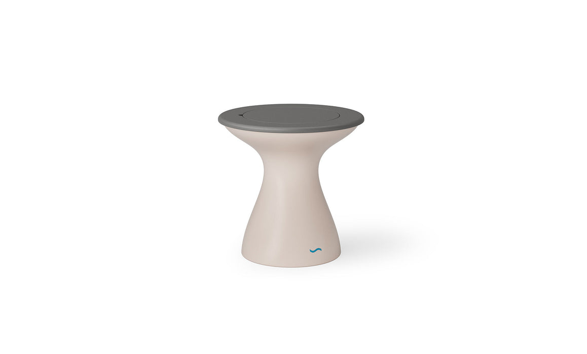 Ledge Lounger Autograph Tall Ice Bin Side Table — Cloud-Grey