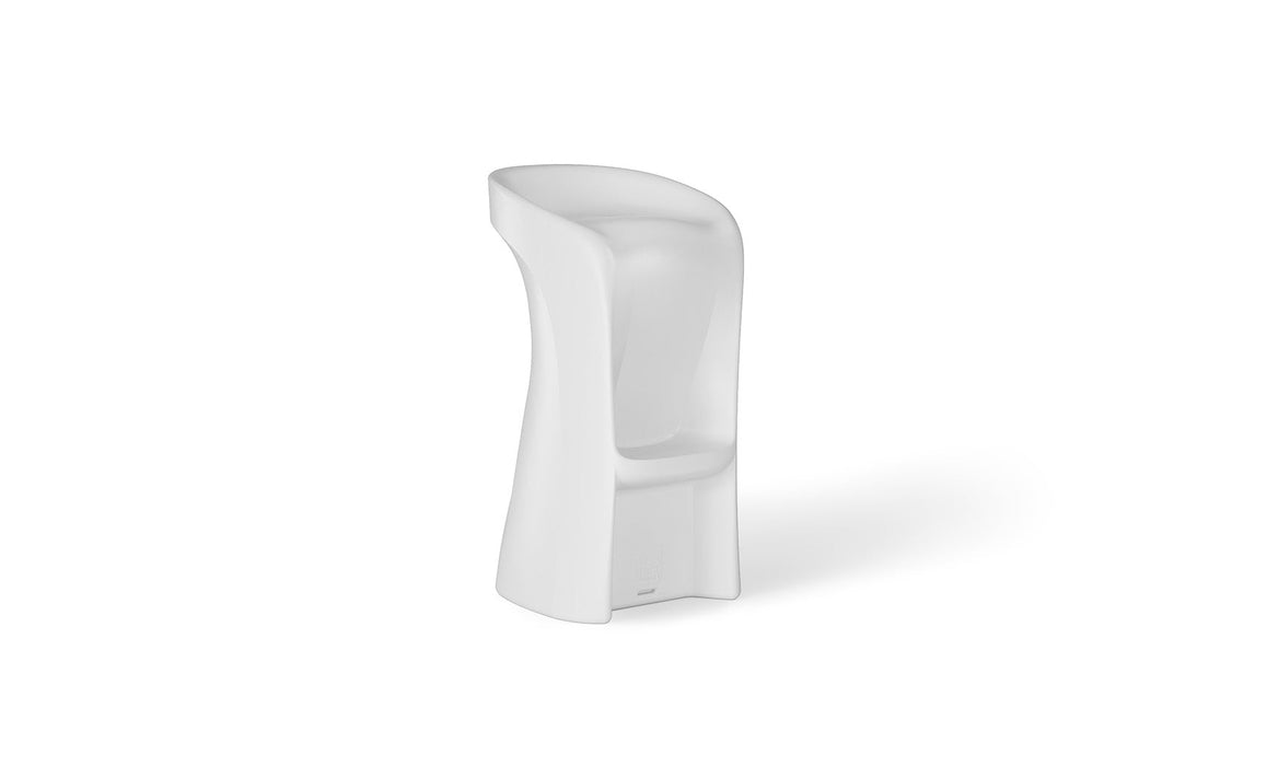 Ledge Lounger Signature Barstool-Bar Height — White