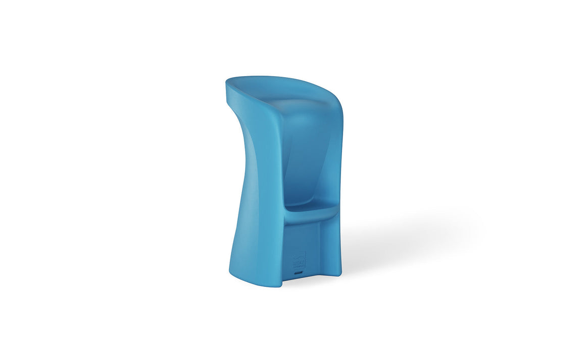 Ledge Lounger Signature Barstool-Bar Height — Light Blue