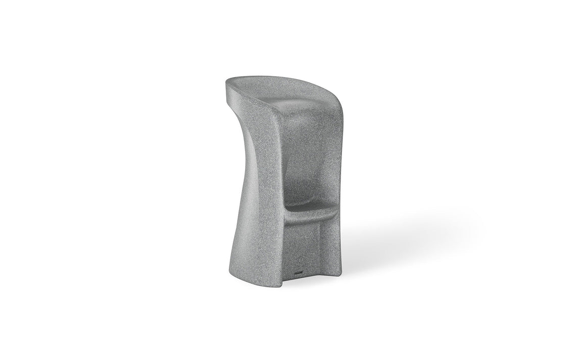 Ledge Lounger Signature Barstool-Bar Height — Granite Gray