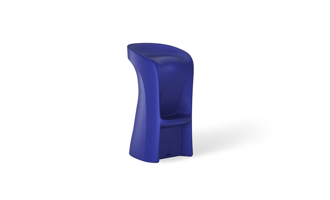 Ledge Lounger Signature Barstool-Bar Height — Dark Blue